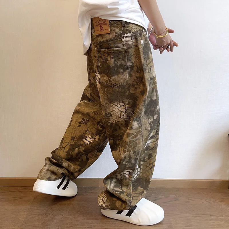 Streetwear Brand Graphic Designer - Новые мужские шикарные уличные джинсы со