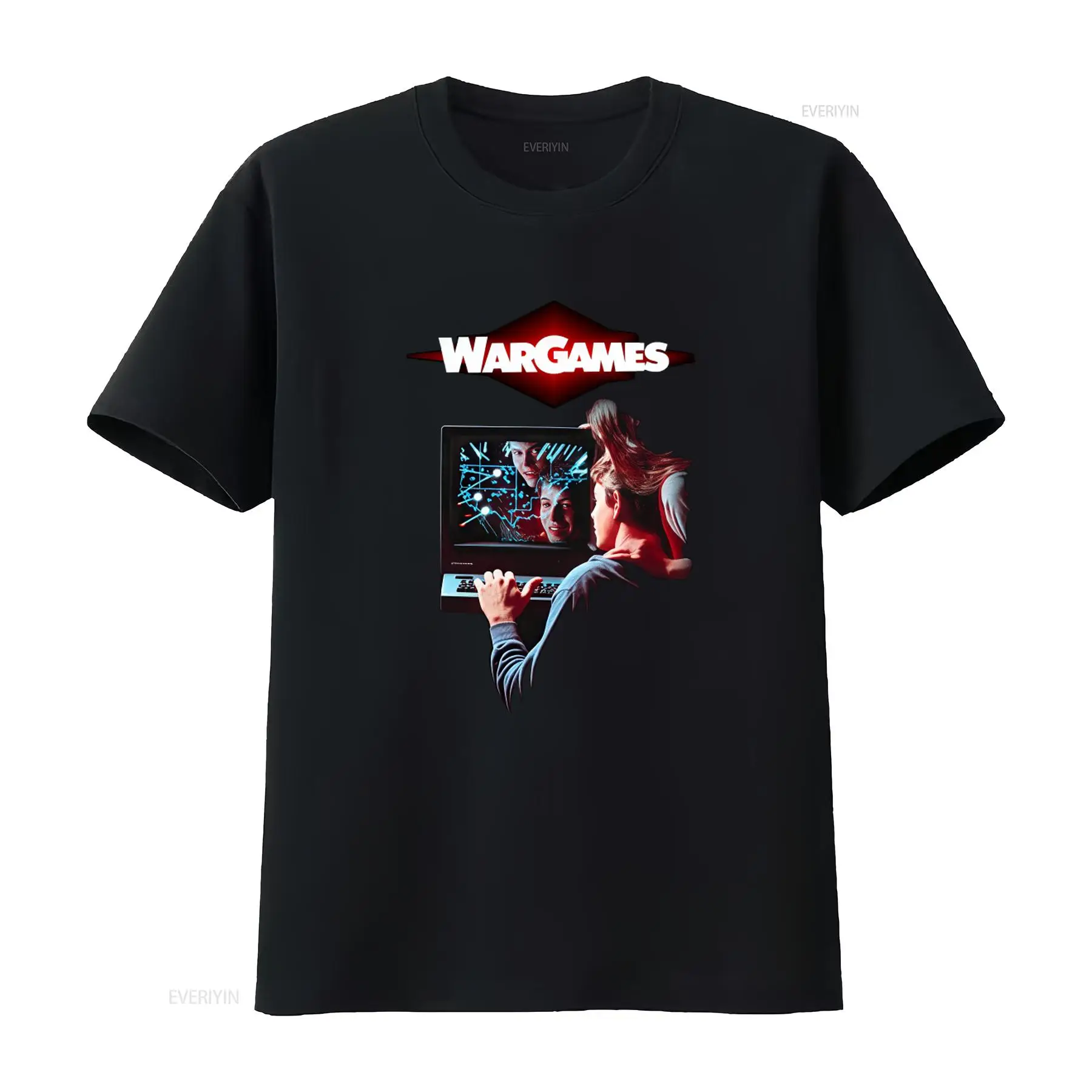 Streetwear Brand Graphic Designer - Футболка WarGames Cult Movie с ретро-игровым