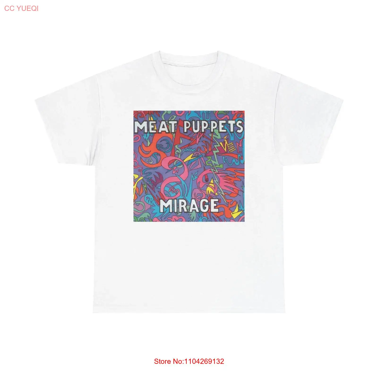 Streetwear Brand Graphic Designer - Футболка Meat Puppets Mirage из плотного