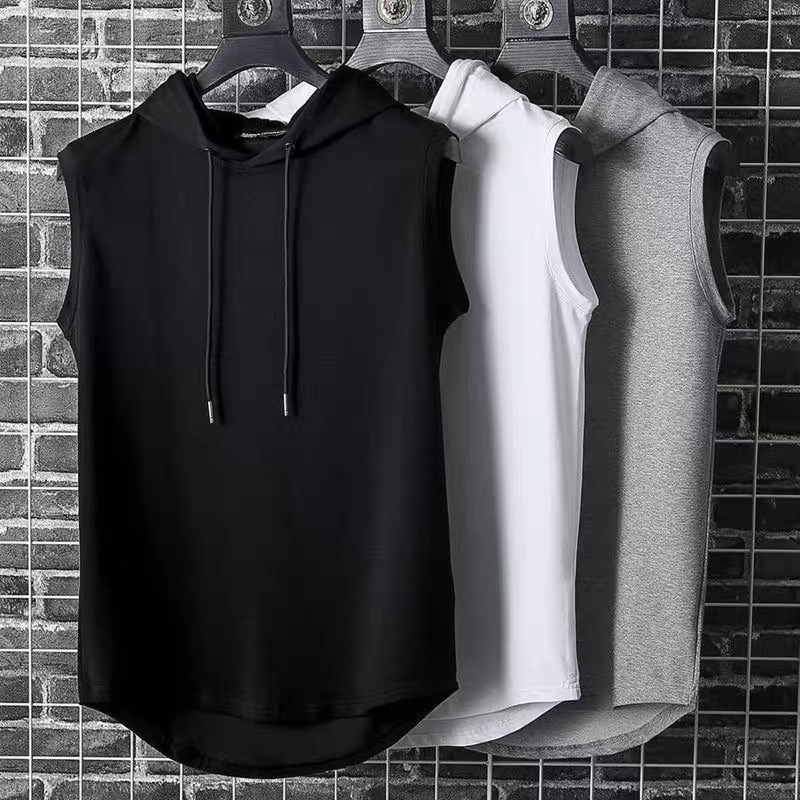 Streetwear Brand Hong Kong - Мужской жилет-худи без рукавов в гонконгском