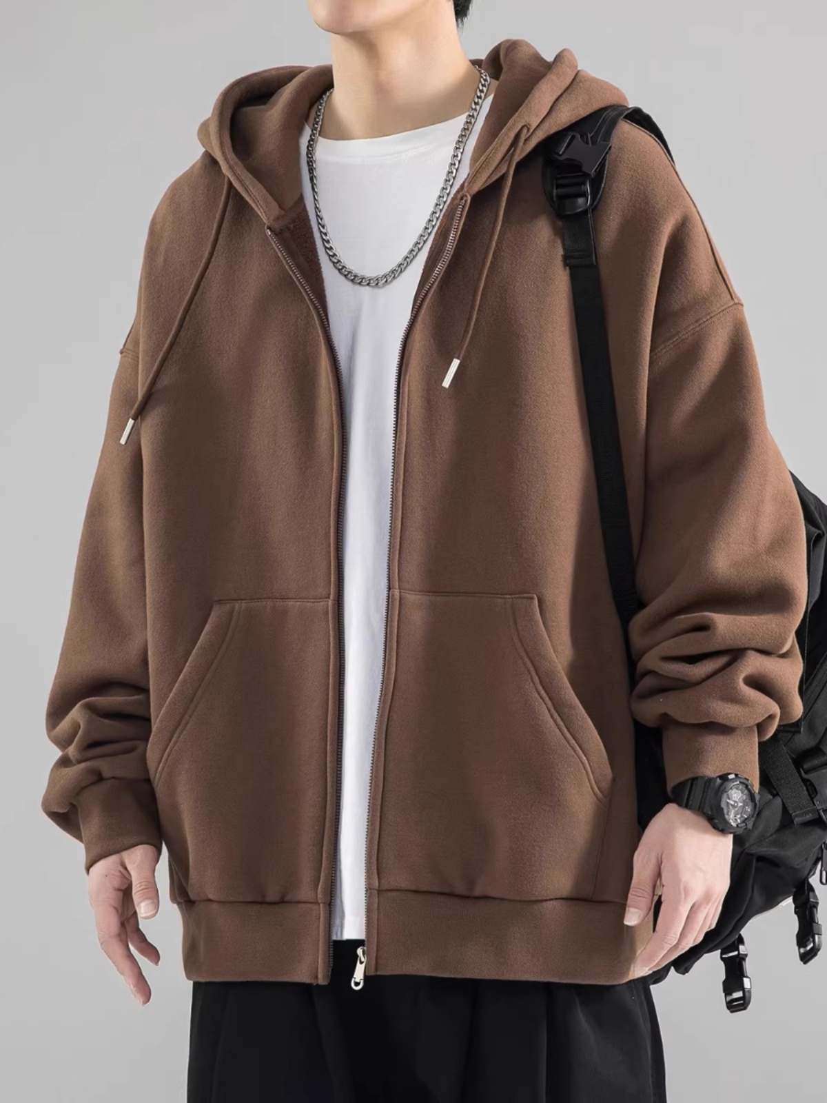 Свободная мужская толстовка-ху – обзор и цена Streetwear Brand Hong Kong