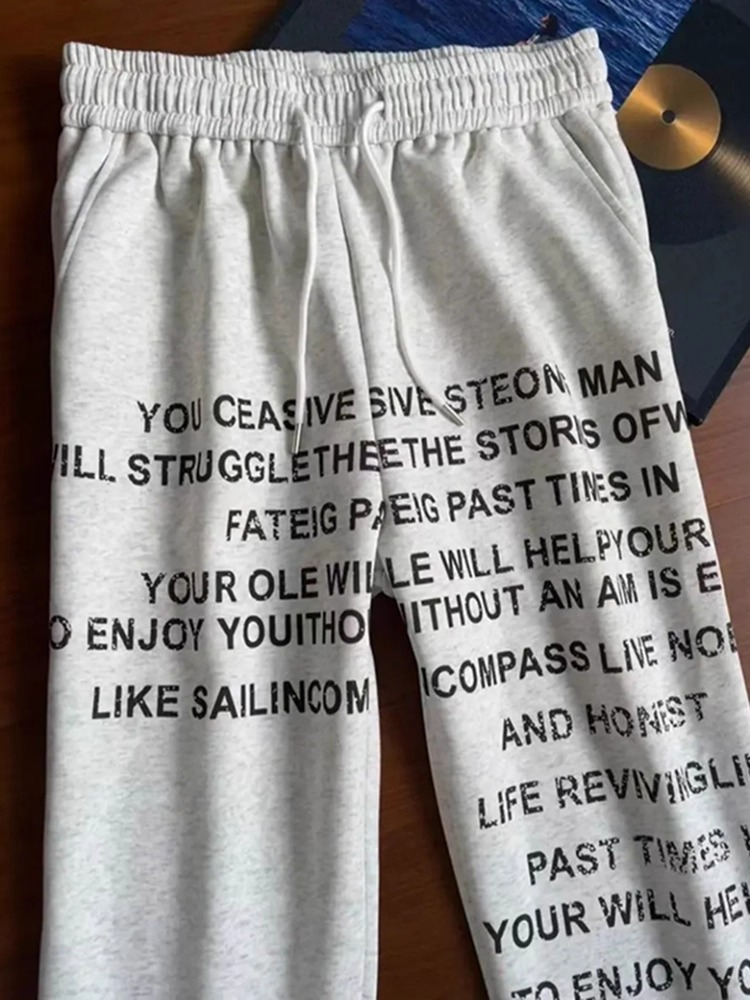 Свободные брюки с эластичной р – обзор и цена Streetwear Brand Graphic Designer